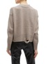 Back View - Click To Enlarge - HELMUT LANG - Distressed wool-cashmere sweater