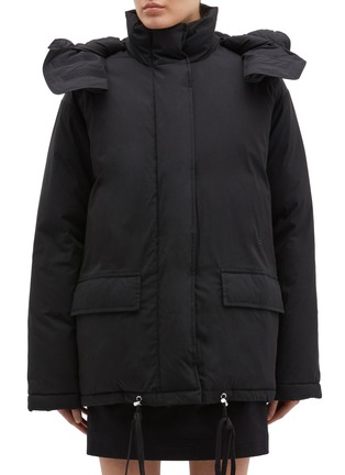 Main View - Click To Enlarge - HELMUT LANG - Detachable hood down puffer jacket