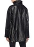 Back View - Click To Enlarge - HELMUT LANG - Contrast topstitching leather anorak jacket