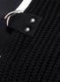  - HELMUT LANG - Side strap oversized rib knit sweater