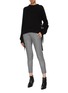 Figure View - Click To Enlarge - HELMUT LANG - Side strap oversized rib knit sweater