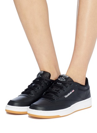 Figure View - Click To Enlarge - REEBOK - 'Club C 85' leather sneakers