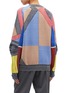 Back View - Click To Enlarge - TOGA ARCHIVES - Colourblock mix knit sweater