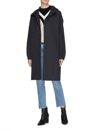 Figure View - Click To Enlarge - HELMUT LANG - x Parley for the Oceans recycled hooded coat