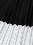 Detail View - Click To Enlarge - MRZ - Mesh panel pleated skirt