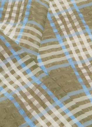 Detail View - Click To Enlarge - DAWEI - Check plaid handkerchief skirt