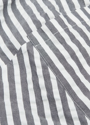 Detail View - Click To Enlarge - DAWEI - Asymmetric collar patch pocket one-shoulder dress