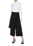 Figure View - Click To Enlarge - MONSE - Tie apron culottes