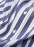  - MONSE - Button shoulder panelled stripe shirt