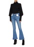 Figure View - Click To Enlarge - TRE BY NATALIE RATABESI - 'Cher' colourblock pocket panelled flared jeans
