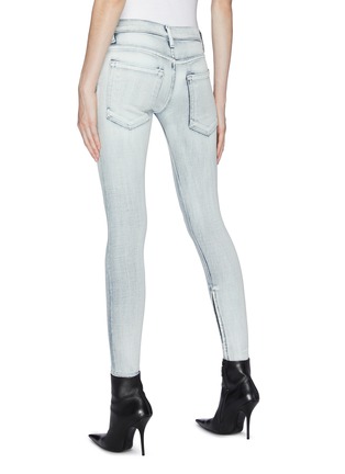 Back View - Click To Enlarge - TRE BY NATALIE RATABESI - 'The Edith' zip cuff skinny jeans