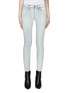 Main View - Click To Enlarge - TRE BY NATALIE RATABESI - 'The Edith' zip cuff skinny jeans