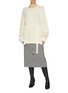 Figure View - Click To Enlarge - TOME - Belted wool cable knit sweater