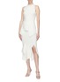 Figure View - Click To Enlarge - ROLAND MOURET - 'Lawrence' sleeveless peplum top