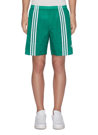 Main View - Click To Enlarge - ADIDAS X OYSTER HOLDINGS - 3-Stripes logo print shorts
