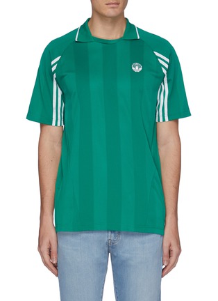 Main View - Click To Enlarge - ADIDAS X OYSTER HOLDINGS - 3-Stripes inner sleeve mesh panel performance T-shirt