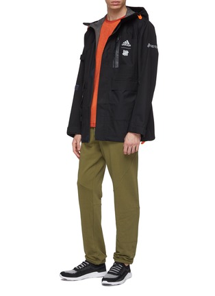 Figure View - Click To Enlarge - ADIDAS X UNDEFEATED - Flap pocket hooded GORE-TEX® jacket