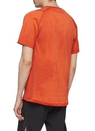 Back View - Click To Enlarge - ADIDAS X UNDEFEATED - Logo jacquard knit performance T-shirt