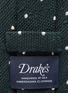 Detail View - Click To Enlarge - DRAKE'S - Polka dot embroidered silk tie