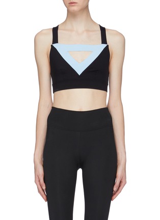 Main View - Click To Enlarge - 42|54 - 'Bonnie' triangle cutout sports bra