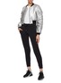 Figure View - Click To Enlarge - 42|54 - Metallic cropped bomber jacket