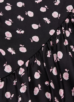  - 3.1 PHILLIP LIM - Floral print drape panel T-shirt