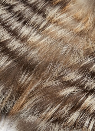  - ISLA - Cropped fox fur short gilet