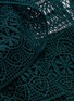 Detail View - Click To Enlarge - SELF-PORTRAIT - Guipure lace panel colourblock pleated dress