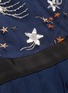 - SELF-PORTRAIT - Star embellished tulle panel pleated dress