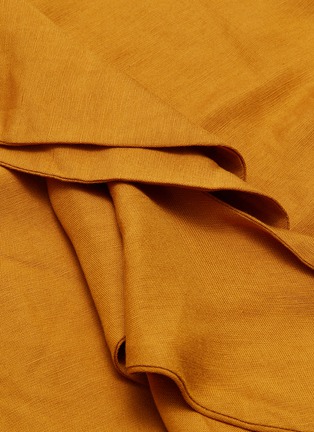Detail View - Click To Enlarge - C/MEO COLLECTIVE - 'Thousand Times' tie front ruffle hem skirt
