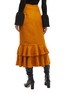 Back View - Click To Enlarge - C/MEO COLLECTIVE - 'Thousand Times' tie front ruffle hem skirt
