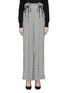 Main View - Click To Enlarge - C/MEO COLLECTIVE - 'Hopes Up' houndstooth check plaid wide leg paperbag pants