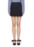 Main View - Click To Enlarge - C/MEO COLLECTIVE - 'Incise' ric-rac stripe linen mini skirt