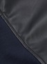  - CÉDRIC CHARLIER - Leather panel sleeveless half-zip hoodie