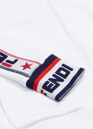  - FENDI SPORT - x FILA logo stripe sleeve track jacket