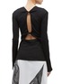 Back View - Click To Enlarge - CHRISTOPHER ESBER - Twist cutout back rib knit top
