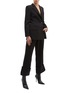 Figure View - Click To Enlarge - CHRISTOPHER ESBER - Button folded cuff pants