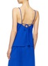 Back View - Click To Enlarge - CHRISTOPHER ESBER - Tie back keyhole front camisole top