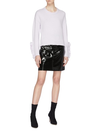 Figure View - Click To Enlarge - PHILOSOPHY DI LORENZO SERAFINI - Ruffle cuff sweater