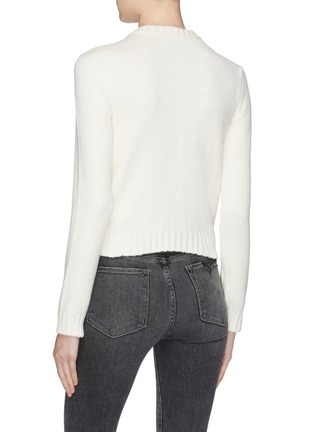 Back View - Click To Enlarge - PHILOSOPHY DI LORENZO SERAFINI - Sequin panel sweater