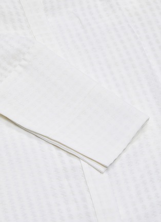 Detail View - Click To Enlarge - ELLERY - 'Zeni' scarf panel sash drape oversized shirt dress