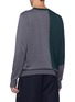 Back View - Click To Enlarge - ANNA BEAM - Colourblock abstract geometric intarsia sweater