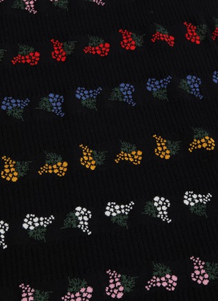 Detail View - Click To Enlarge - SONIA RYKIEL - Mimosa floral jacquard knit maxi skirt