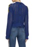Back View - Click To Enlarge - SONIA RYKIEL - Mimosa floral embellished mixed knit sweater