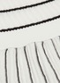 Detail View - Click To Enlarge - SONIA RYKIEL - Cross strap pleated stripe knit maxi dress