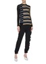 Figure View - Click To Enlarge - SONIA RYKIEL - Colourblock stripe patchwork sweater