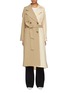 Main View - Click To Enlarge - ENFÖLD - Belted colourblock trench coat