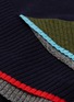  - ENFÖLD - Colourblock rib knit panel wool sweater