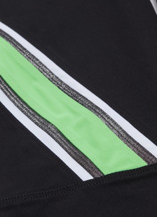  - NO KA’OI - 'Kanawai Koa' contrast stripe panelled performance leggings