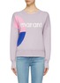 Main View - Click To Enlarge - ISABEL MARANT ÉTOILE - 'Korbin' logo print colourblock sweater